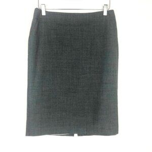 Banana Republic Pencil Skirt Women's Size 6 Grey Stretch Wool Classic Neutral